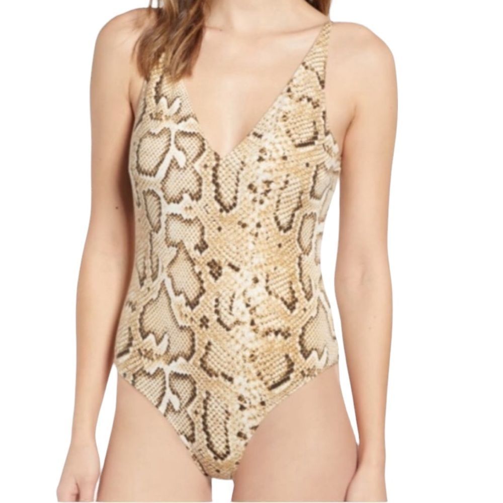 EUC ASTR‎ The Label Animal Print Bodysuit Thong XL